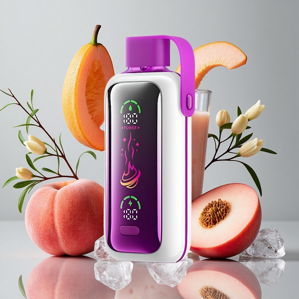 VOZOL Star 20000 Puffs ピーチアイス デュアルメッシュ Japan vape