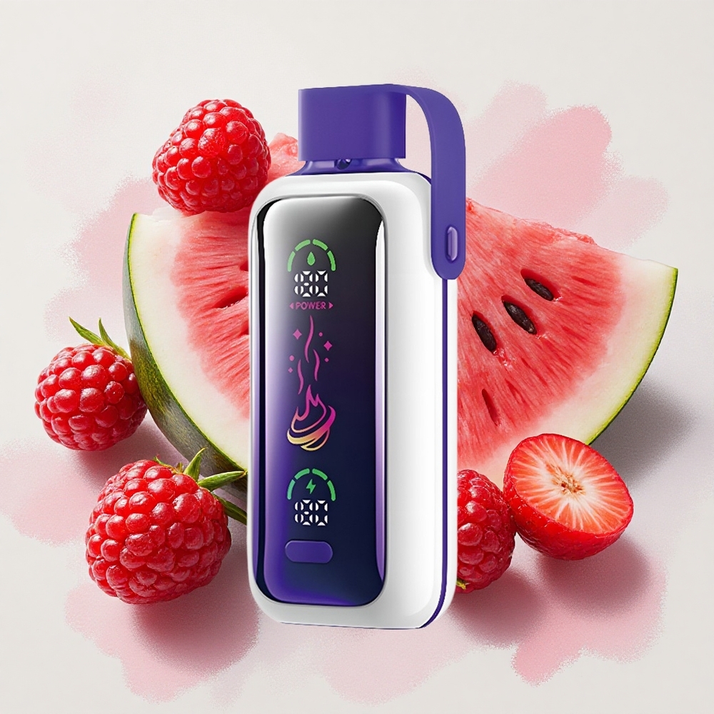 VOZOL Star 20000 Puffs ラズベリーウォーターメロン デュアルメッシュ Japan vape