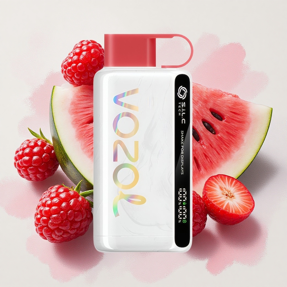 VOZOL STAR 9000/12000 使い捨べイプ ラズベリーウォーターメロン 30％高速充電 Japan vape