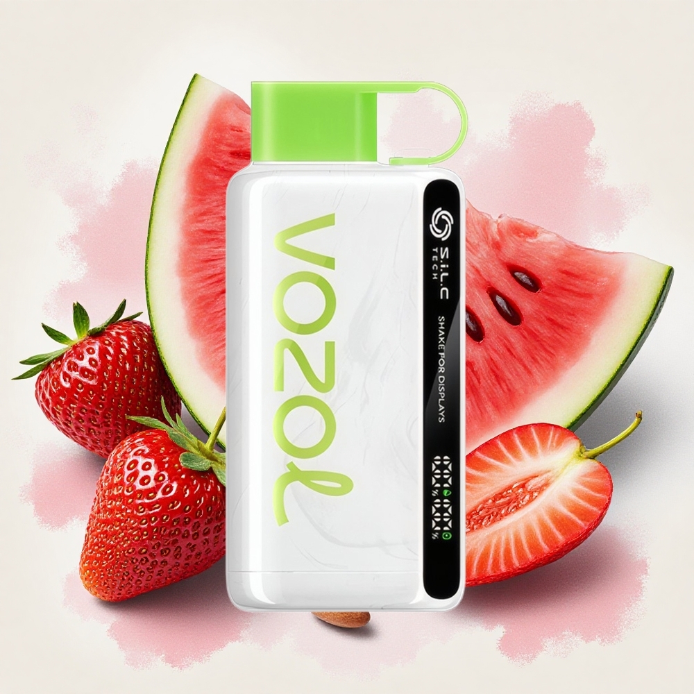 VOZOL STAR 9000/12000 ディスポーザブルベイプ ストロベリーウォーターメロン 30%高速充電 Japan vape