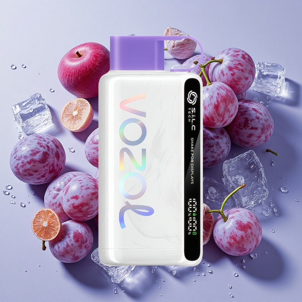 VOZOL STAR 9000/12000 使い捨てベイプ グレープアイス シェイクディスプレイ搭載 Japan vape