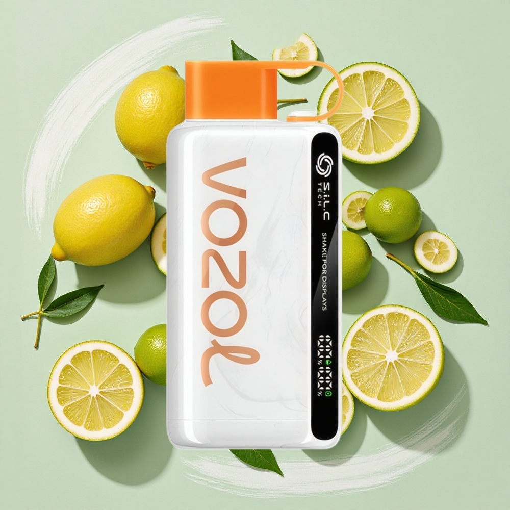 VOZOL STAR 9000/12000 ディスポーザブルベイプ レモンライム シェイクディスプレイ搭載 Japan vape