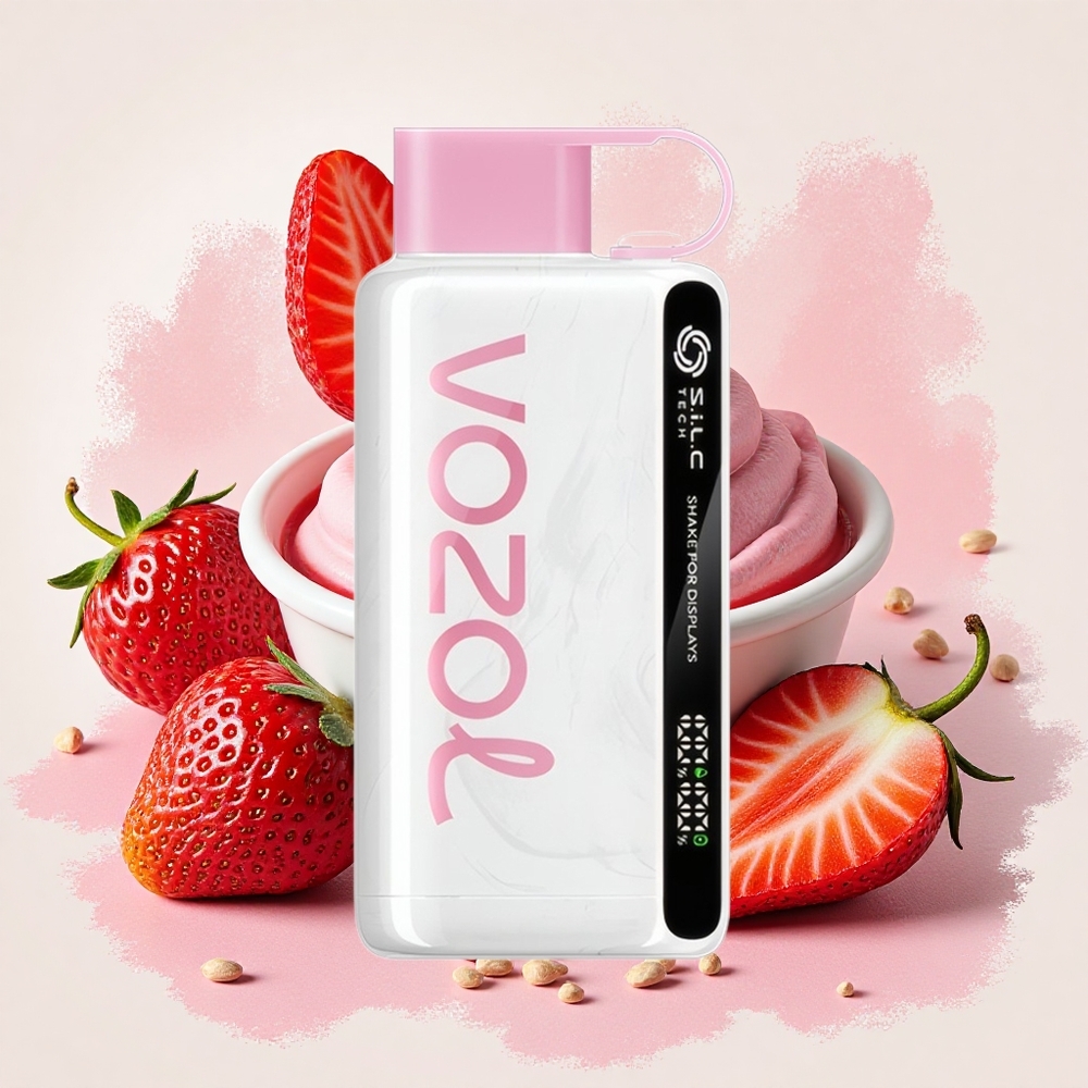 VOZOL STAR 9000/12000 イチゴアイスクリーム Japan vape