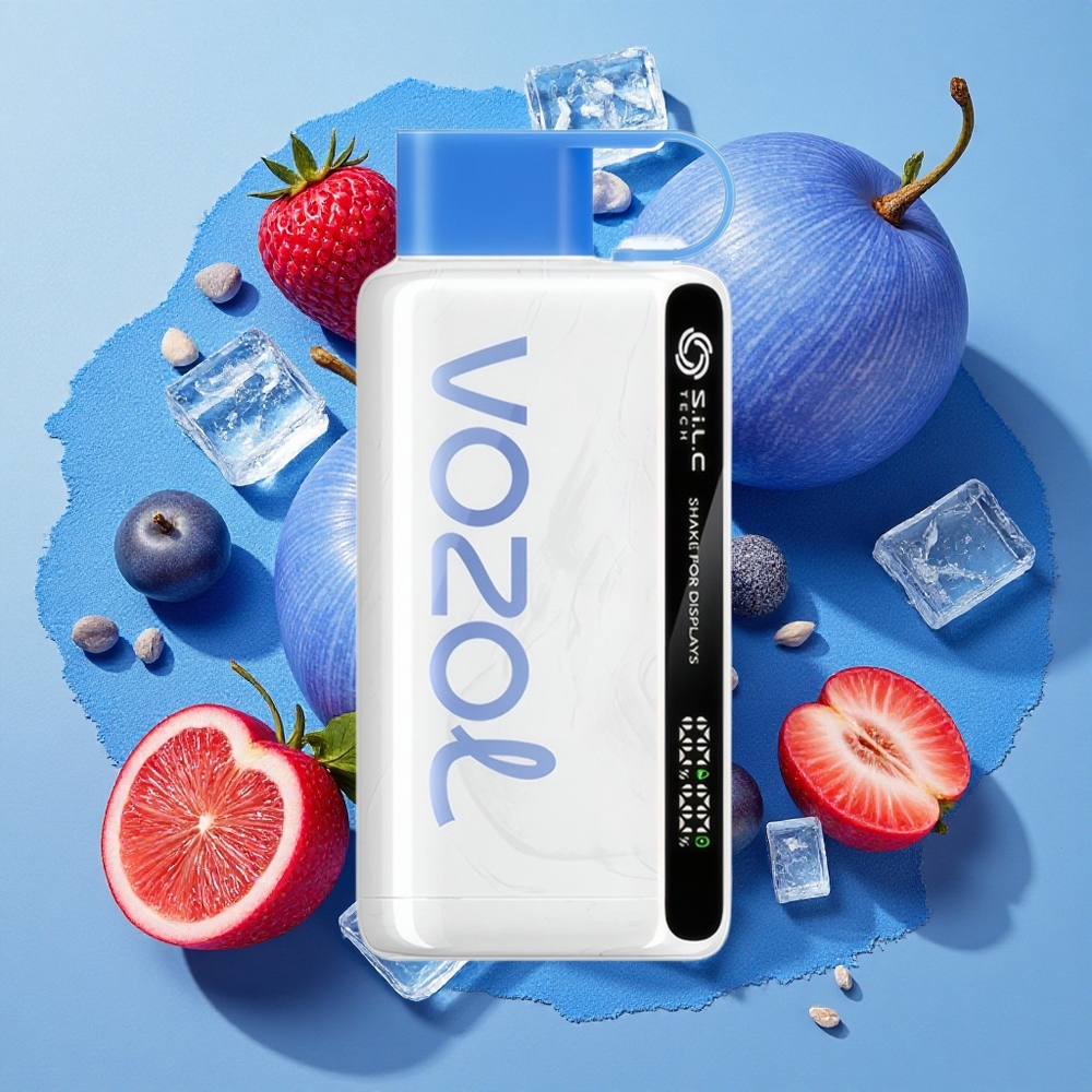 VOZOL STAR 9000/12000 ディスポーザブルベイプ ブルーレズアイス S.i.L.C TECH搭載 Japan vape