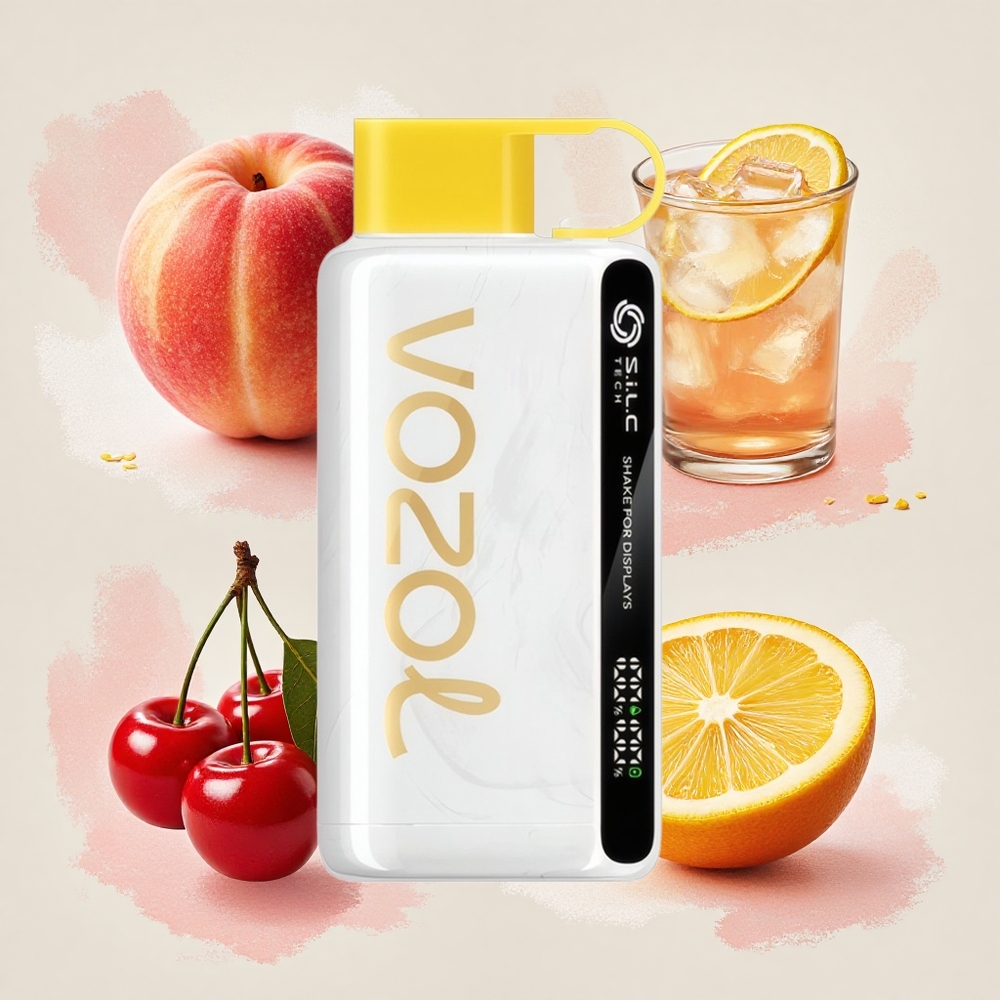 VOZOL STAR 9000/12000 チェリー・ピーチ・レモネード S.i.L.C TECH搭載 Japan vape