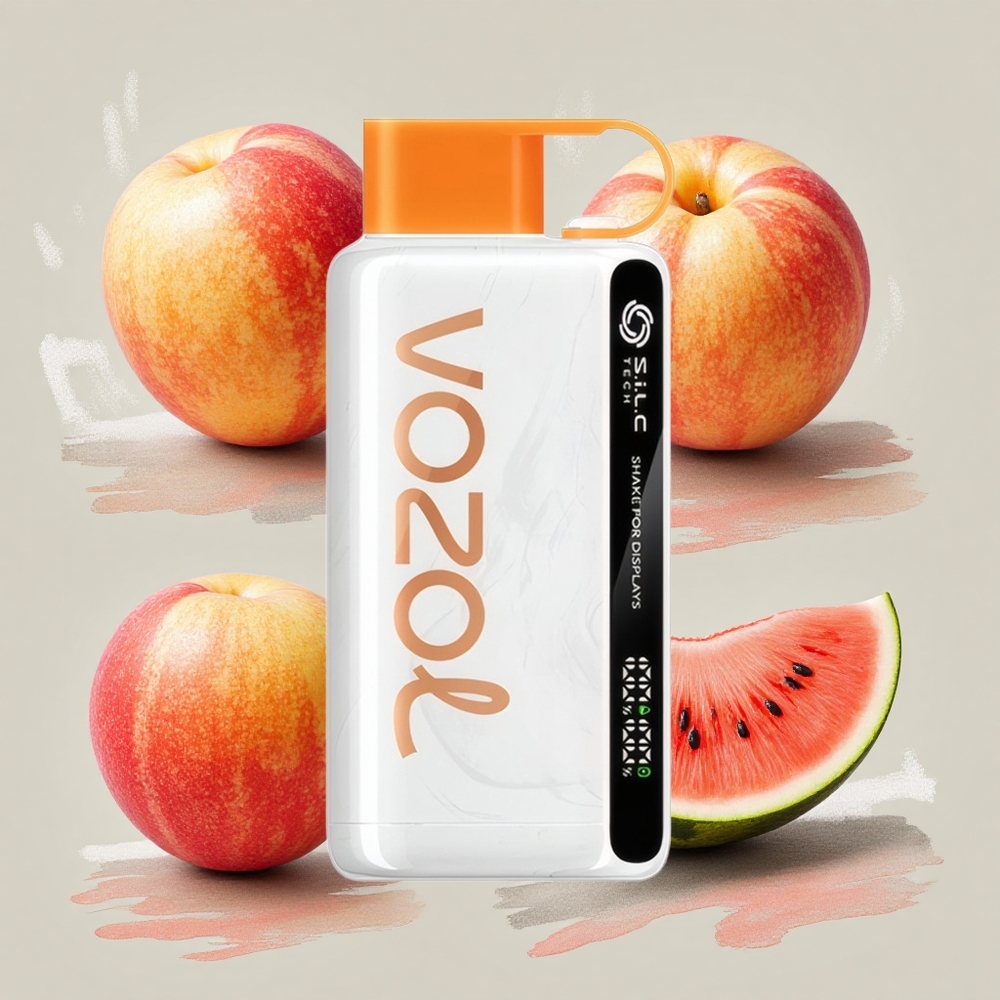 VOZOL STAR 9000/12000 ディスポーザブルベイプ ピーチマンゴーウォーターメロン S.i.L.C TECH搭載 Japan vape