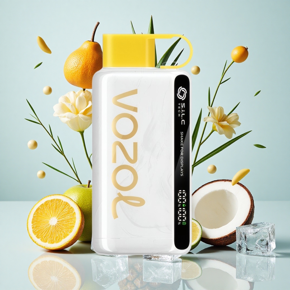 VOZOL STAR 9000/12000 ディスポーザブルベイプ パイナップルココナッツアイス S.i.L.C TECH搭載 Japan vape