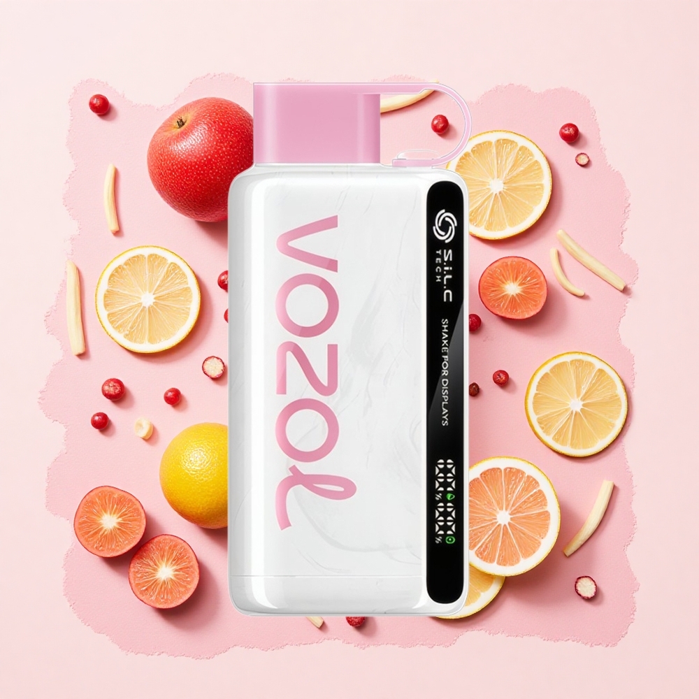 VOZOL STAR 9000/12000 ディスポーザブルベイプ ピンクレモネード S.i.L.C TECH搭載 Japan vape