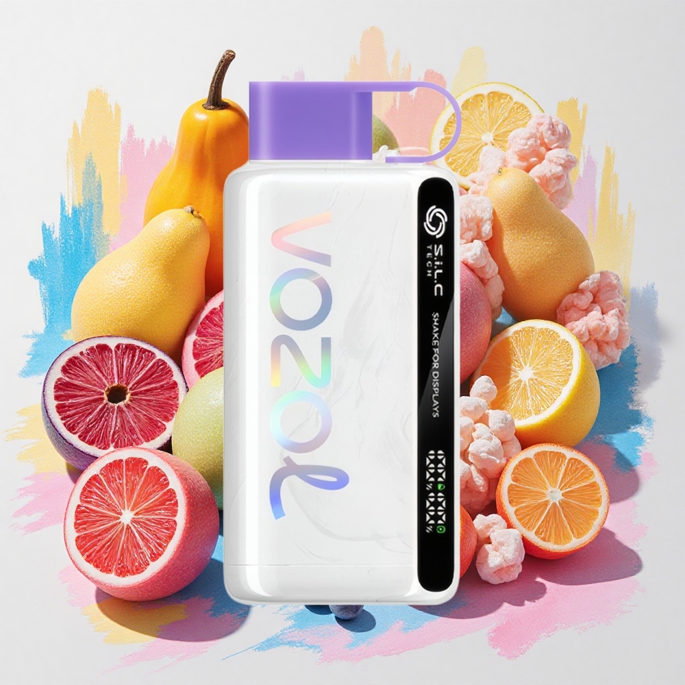 VOZOL STAR 9000/12000 ディスポーザブルベイプ レインボーキャンディ シェイクディスプレイ機能 S.i.L.C TECH搭載 Japan vape