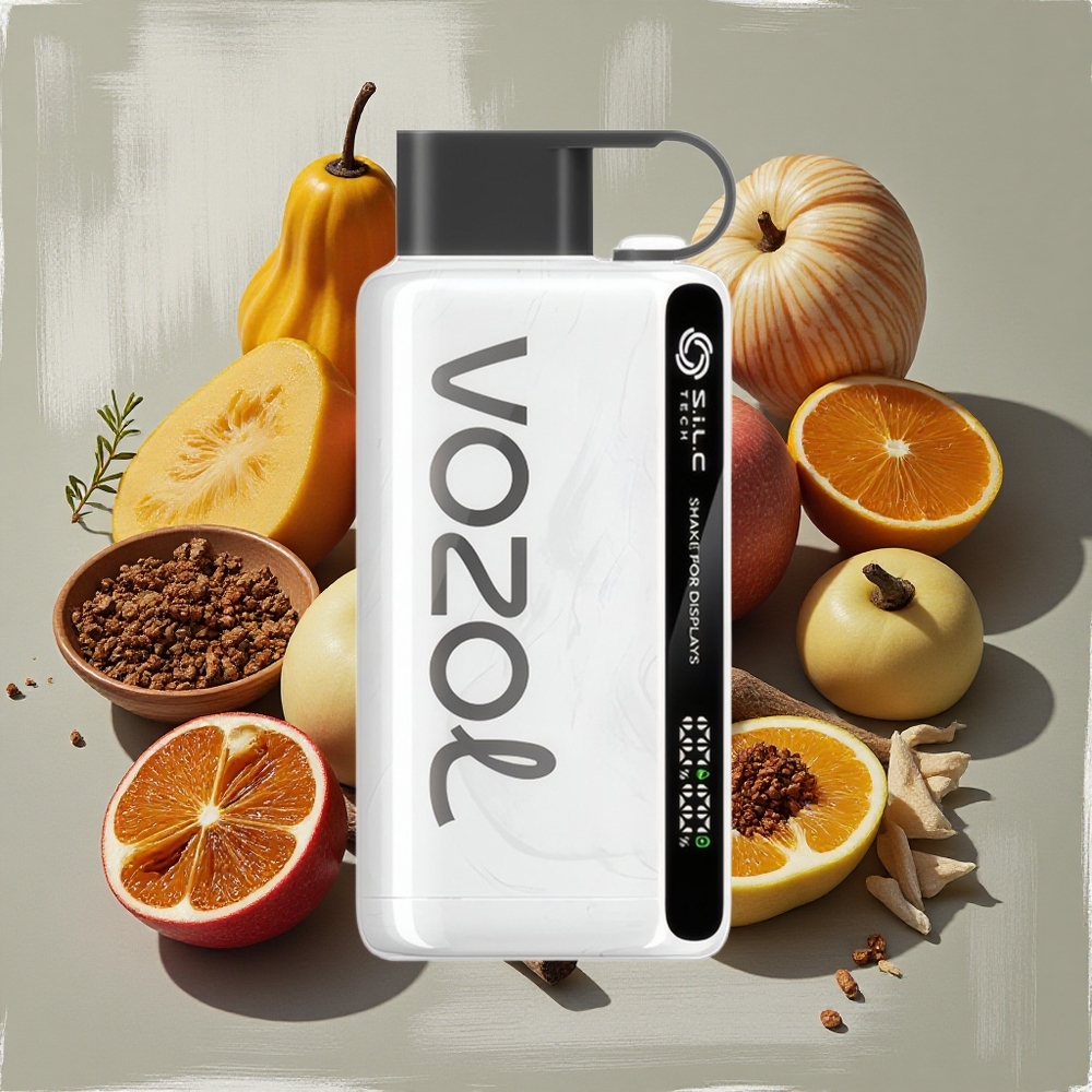 VOZOL STAR 9000/12000 Tobacco ディスプレイ振り操作＆最大9000/12000プッフ Japan vape