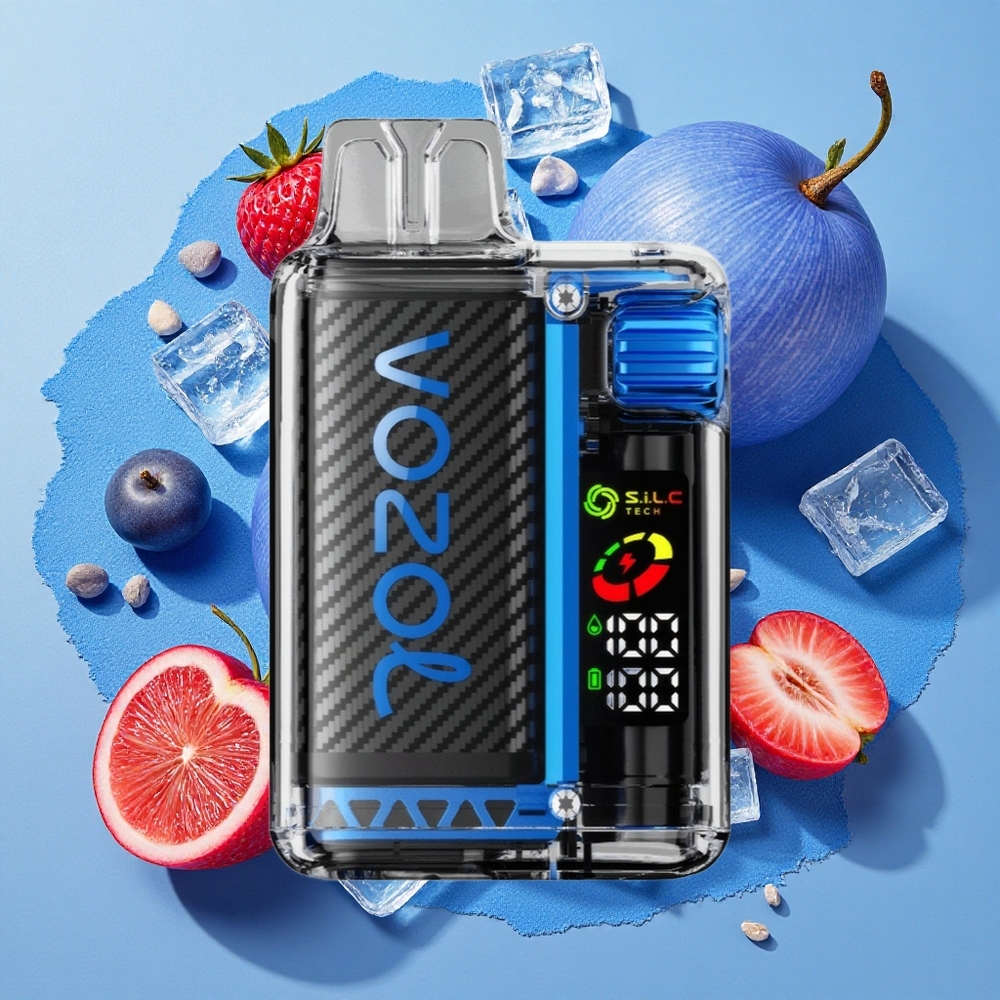 VOZOL Vista 20000 Puffs ブルーレズアイス S.i.L.C Techデュアルメッシュコイル Japan vape