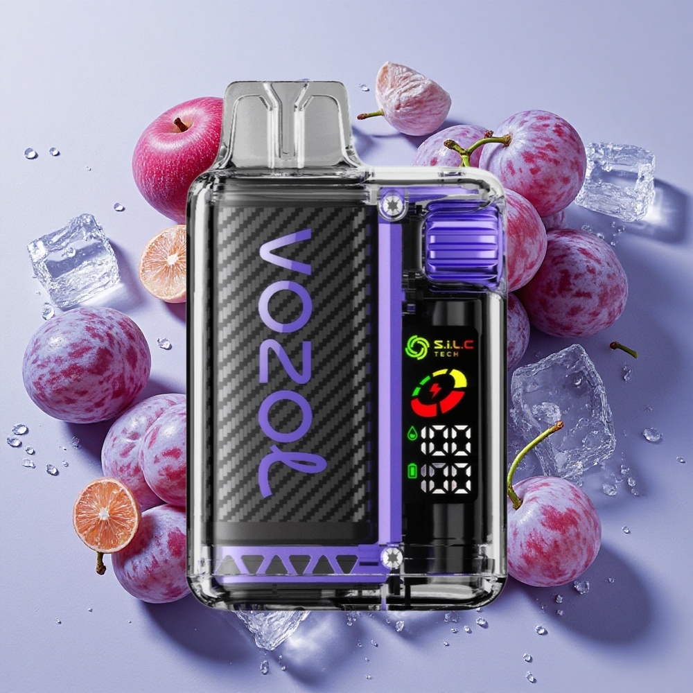 VOZOL Vista 20000 Puffs グレープアイス S.i.L.C Techデュアルメッシュコイル Japan vape