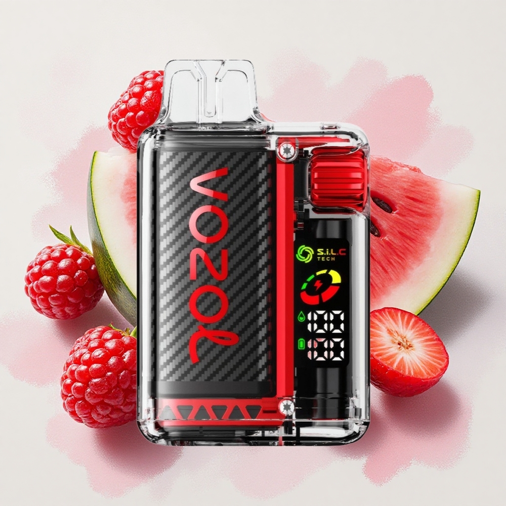 VOZOL Vista 20000 Puffs ラズベリーウォーターメロン S.i.L.C Techデュアルメッシュコイル搭載 Japan vape