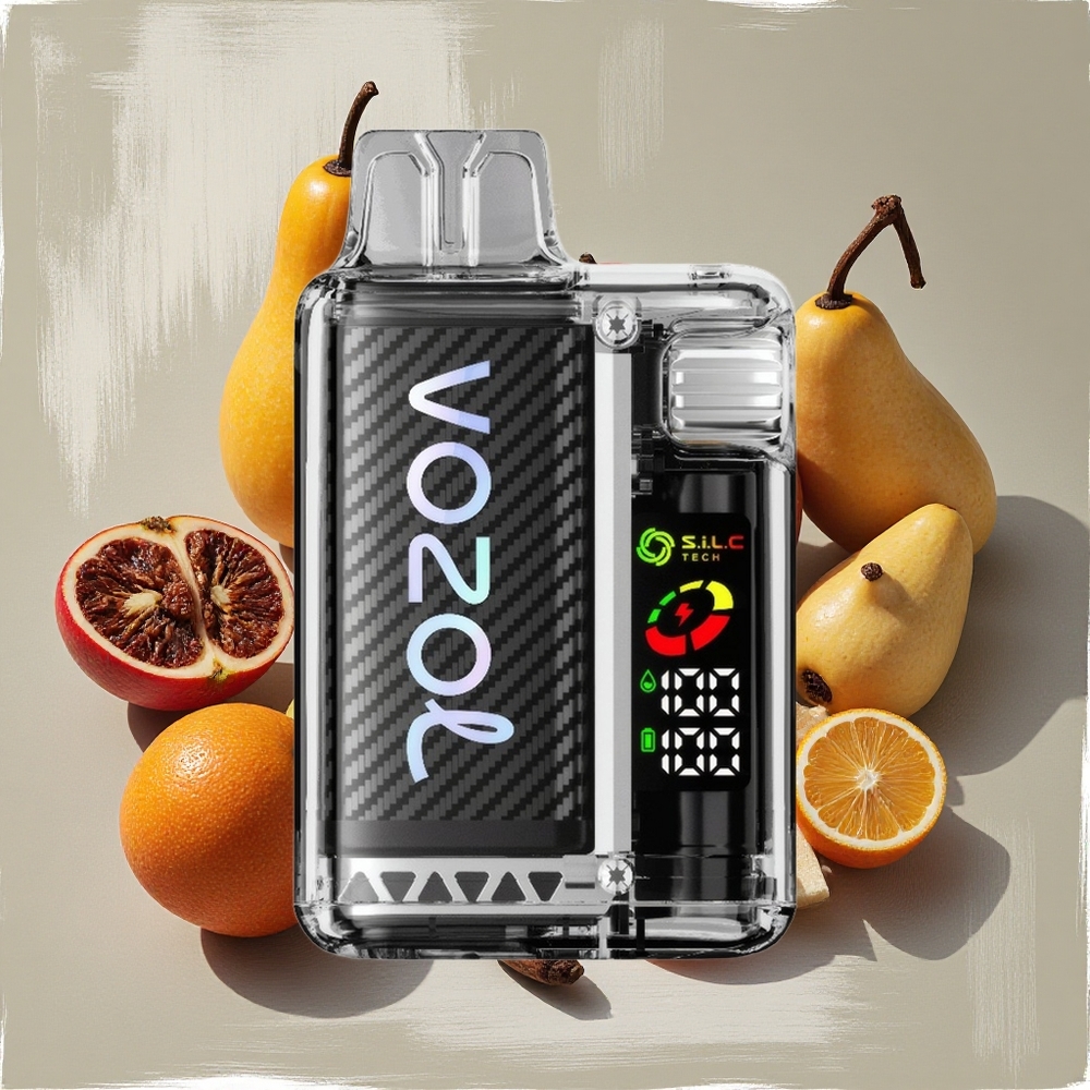 VOZOL Vista 20000 Puffs バニクリームタバコ S.i.L.C Techデュアルメッシュコイル搭載 Japan vape